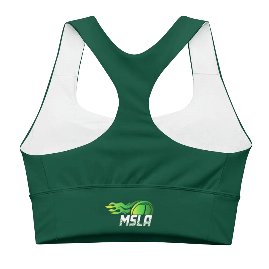 MSLA Green Longline Sports Bra product image (2)