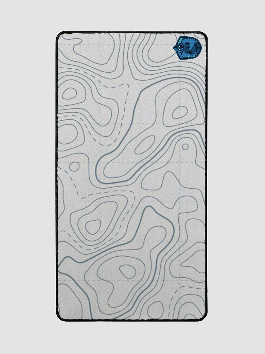 Moein'sDigitalDomain white topo mouse pad product image (2)