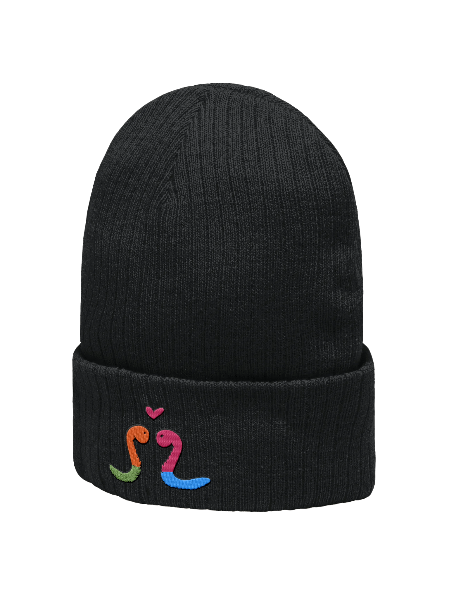 Gummy Worms in Love Ribbed Knit Beanie product image (7)