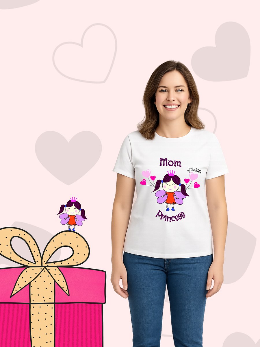 Mom's Princess Purple Hair T-Shirt product image (1)