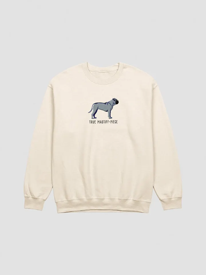 True Mastiff-Piece Sweatshirt (Embroidered) of an English Mastiff(Blue) product image (13)