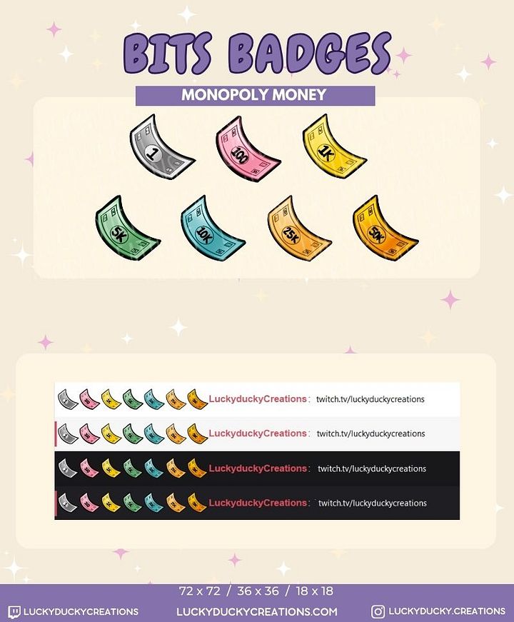 Monopoly Bits Badges product image (1)