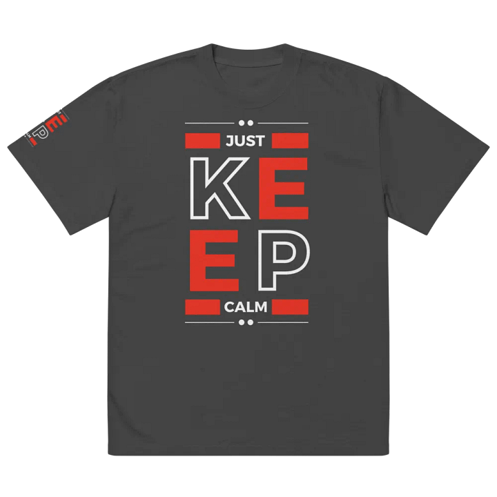 KEEP Bold Block Letters Red Tee product image (5)