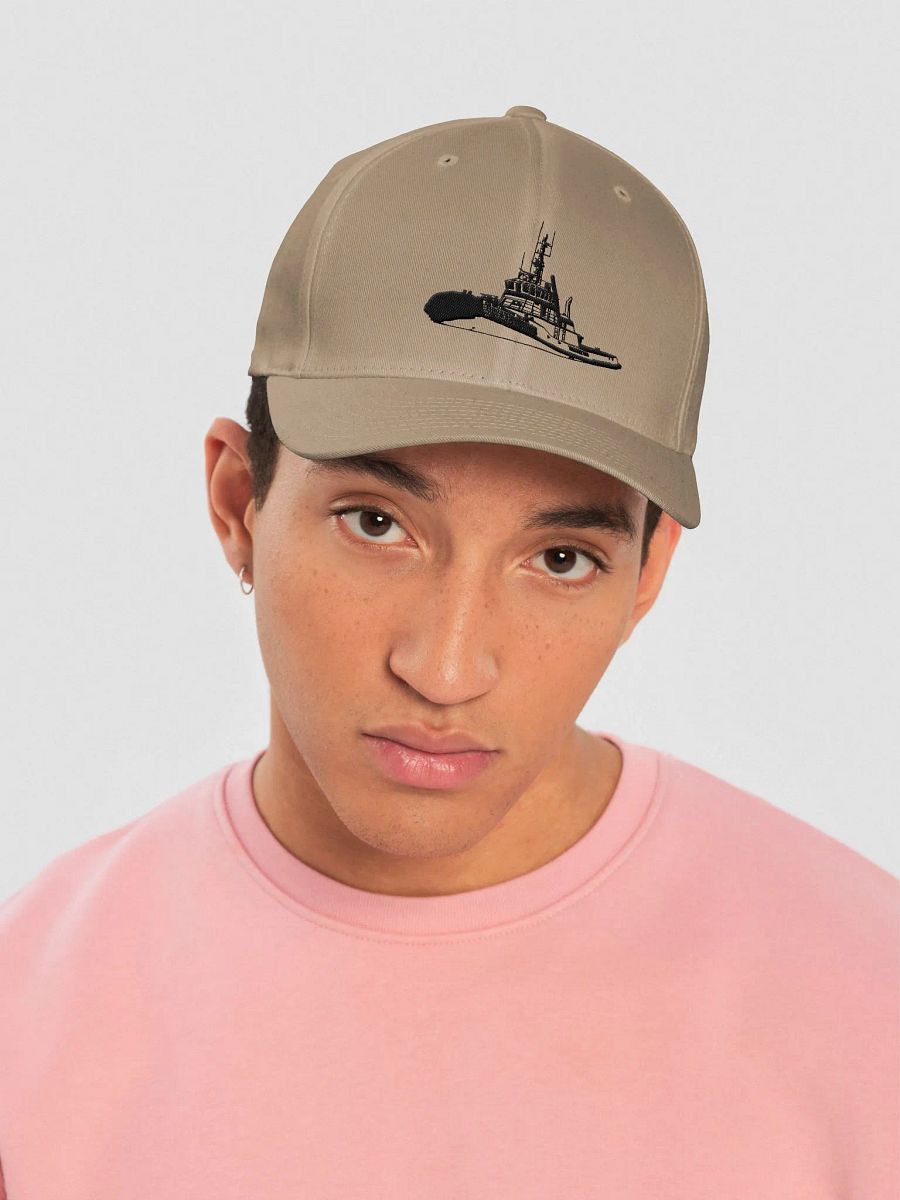 Black Marco tug Fitted Flexfit Cap product image (30)
