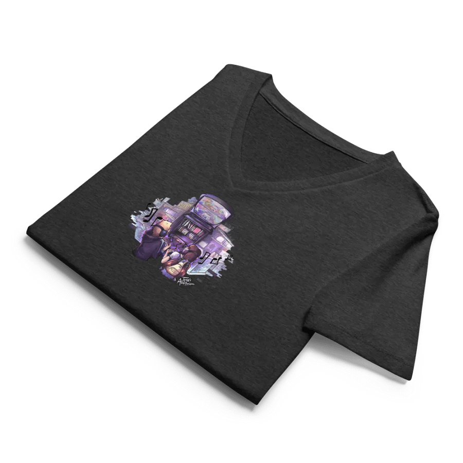 Women's Relaxed V-Neck Tee (Purple Dreams Design) product image (9)