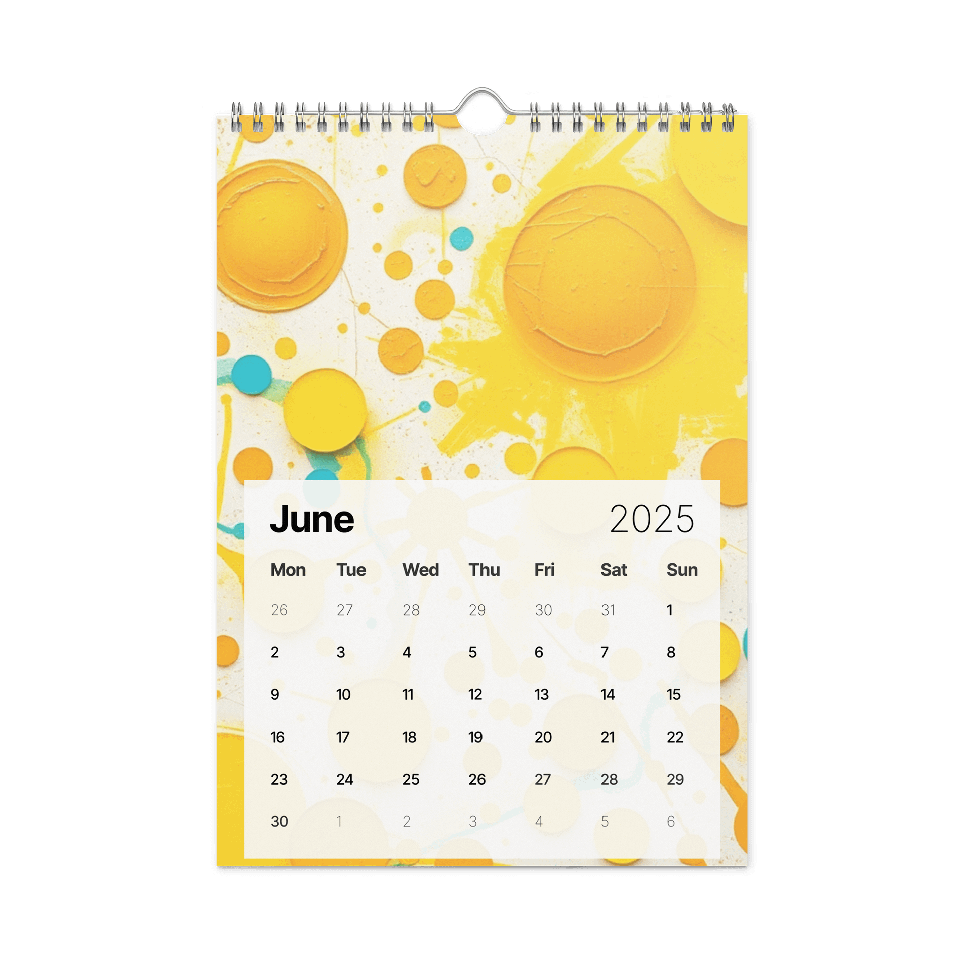 ART ABSTRACT WALL CALENDAR 2026 product image (8)