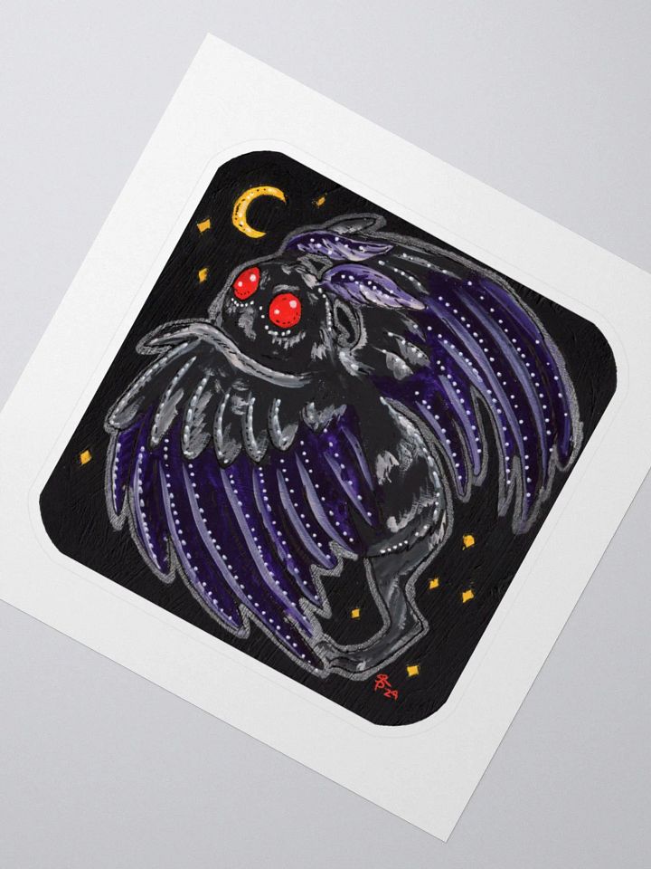 Mothman Kiss-Cut Vinyl Sticker product image (4)