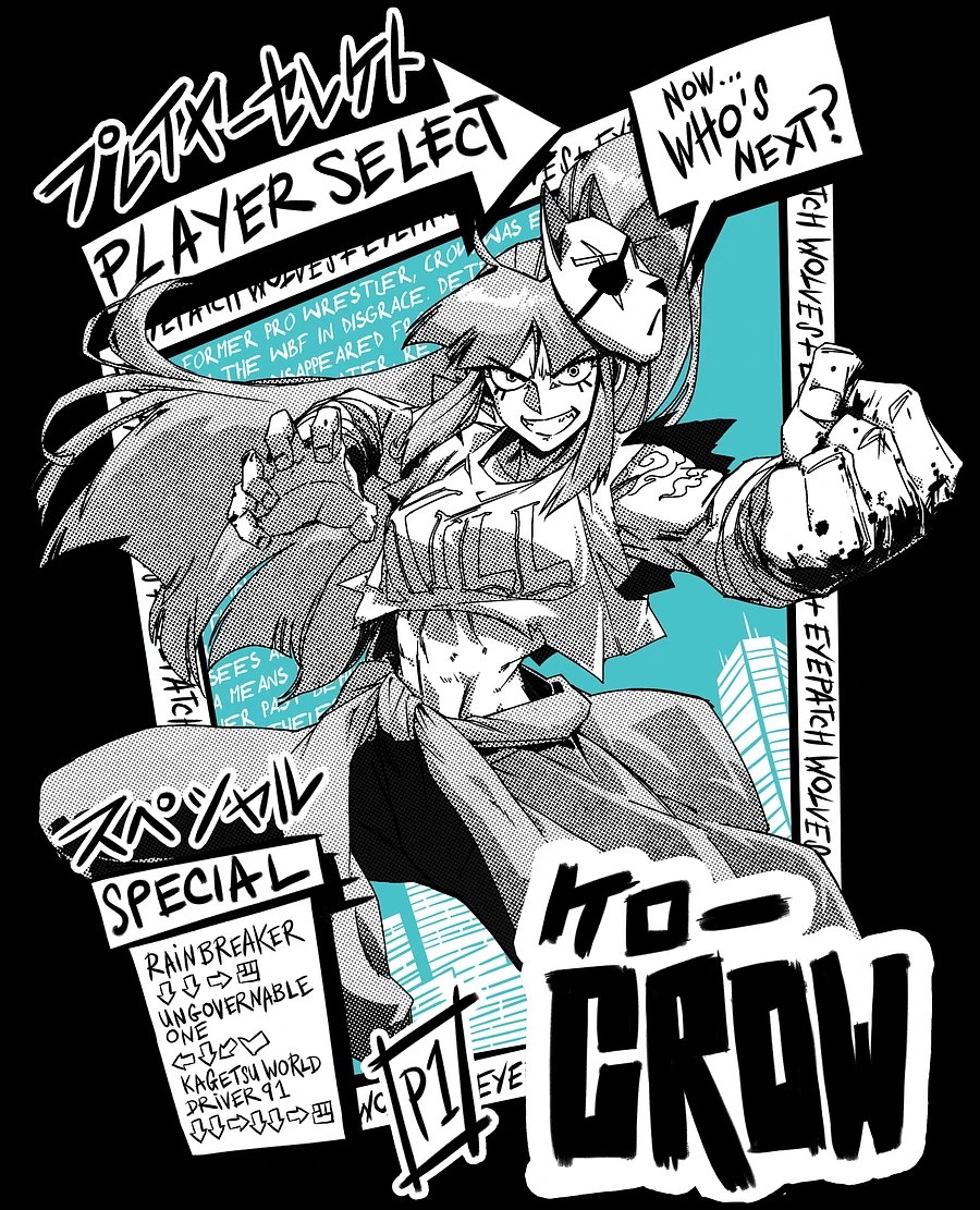 CROW CHARACTER SELECT T SHIRT product image (3)