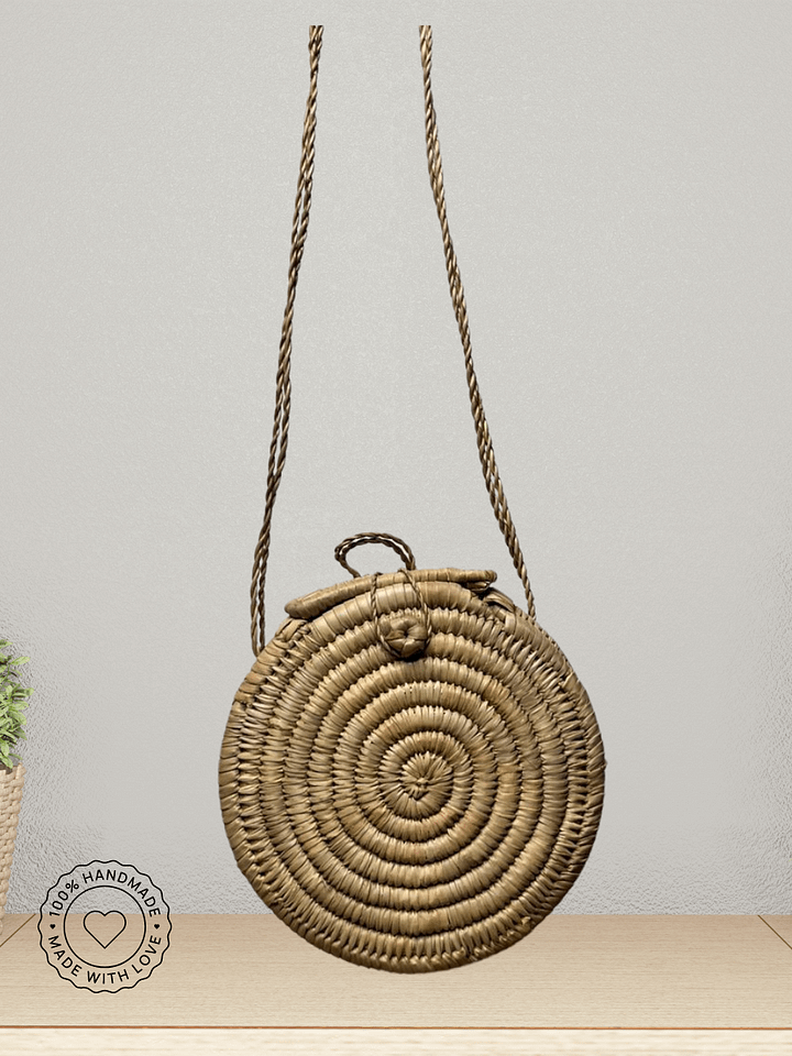 Hand Crafted Rafia Bag Ankara Folktale product image (1)