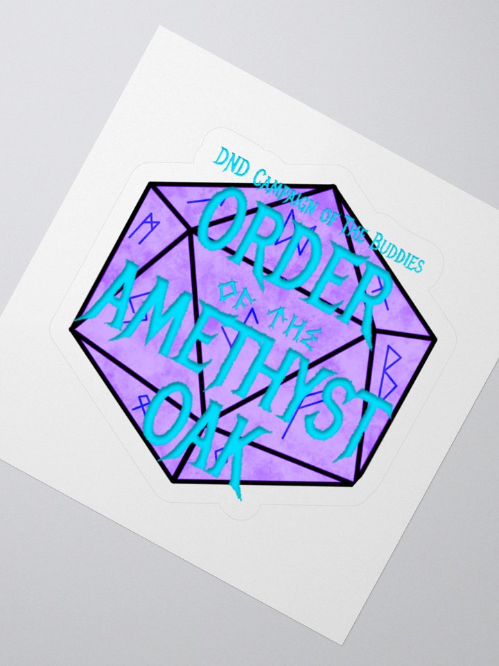 Order Of The Amethyst Oak Sticker product image (6)