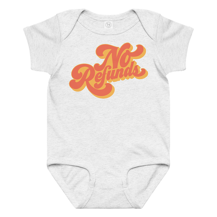 Retro Fine Print Baby Bodysuit product image (6)