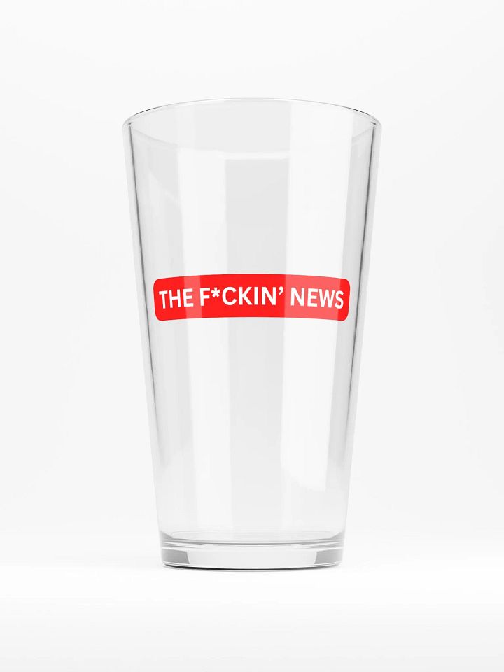 The F*ckin' News Pint Glass product image (1)