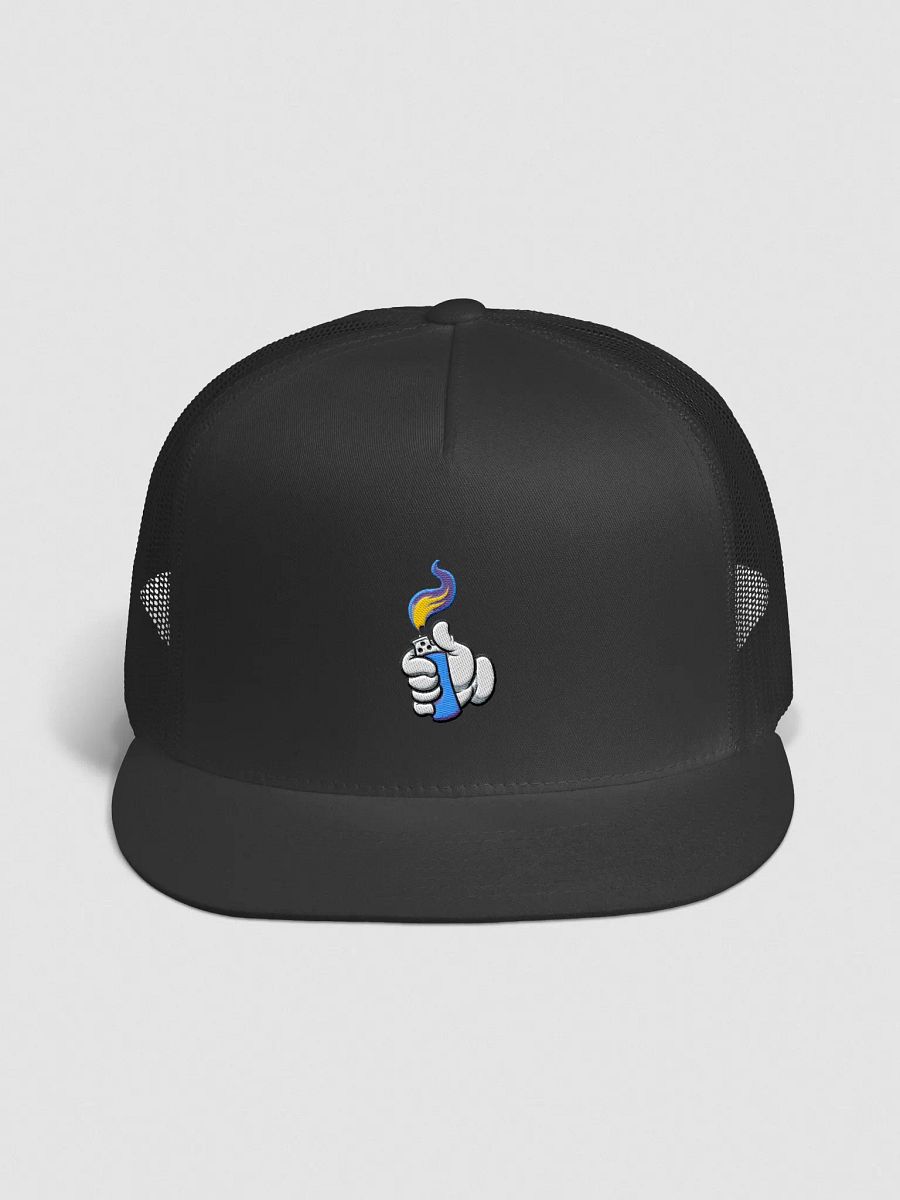 BLUE FLAME TRUCKER HAT product image (1)