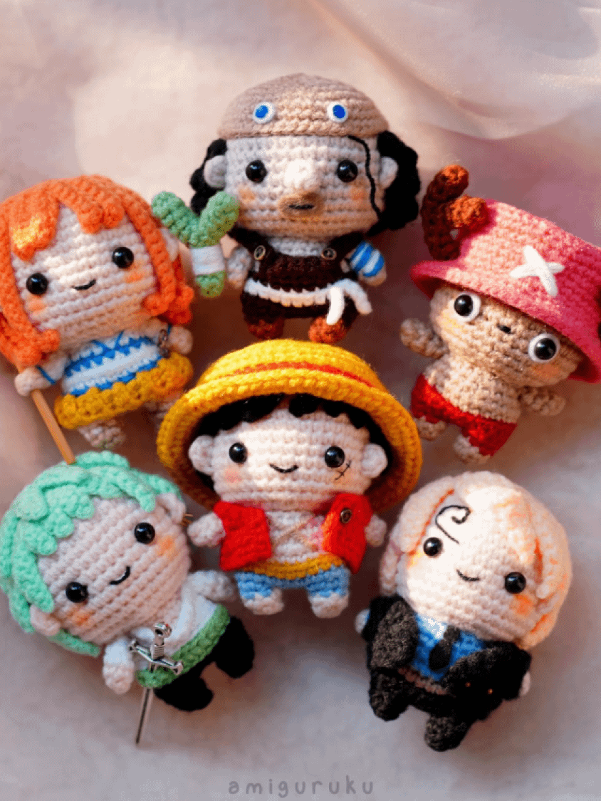 6 in 1 Complete Pirate Crew - PDF Pattern product image (1)