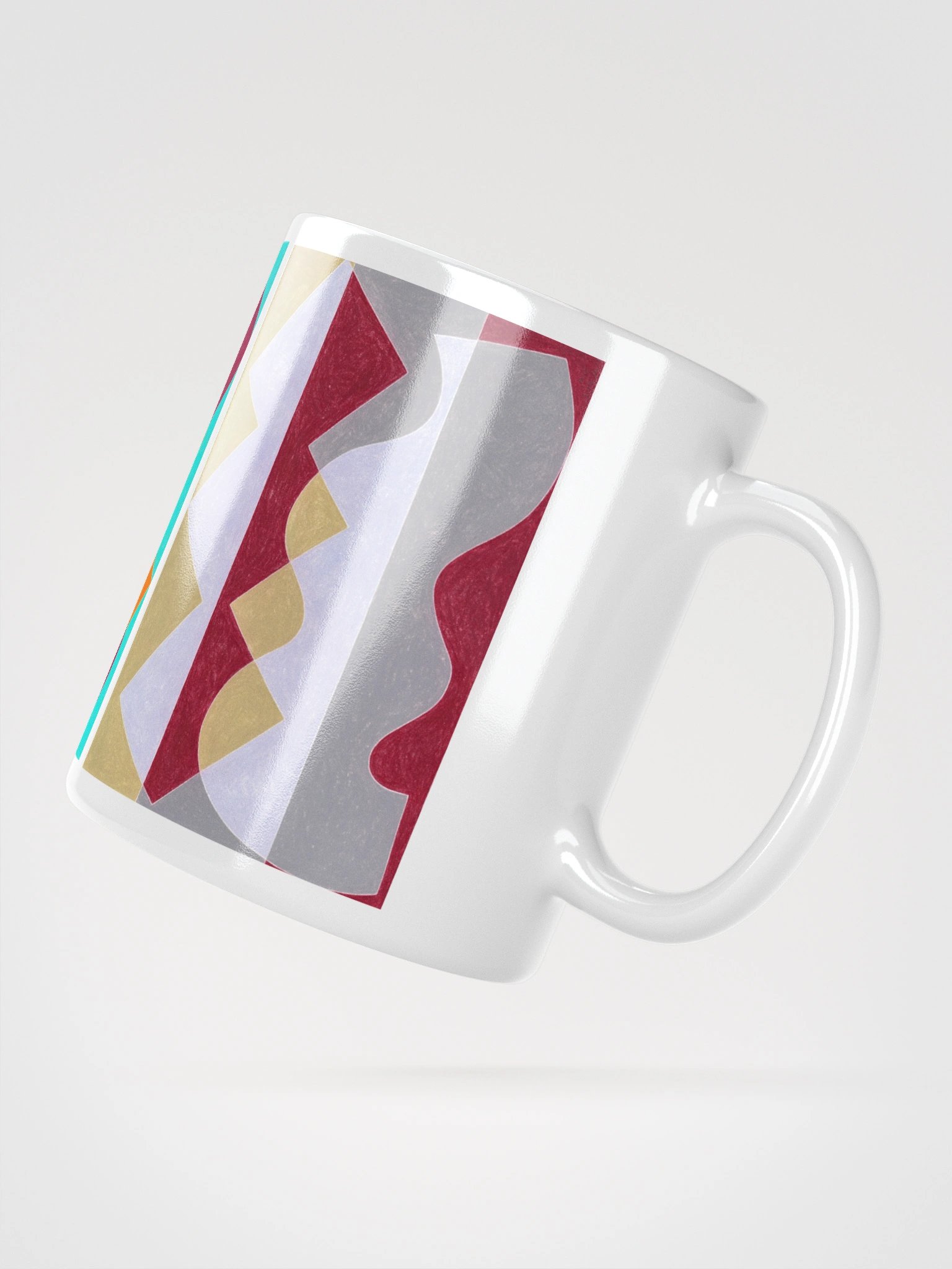 Prismacolors #1, 2 & 3 (2021) on White Glossy Mug product image (6)