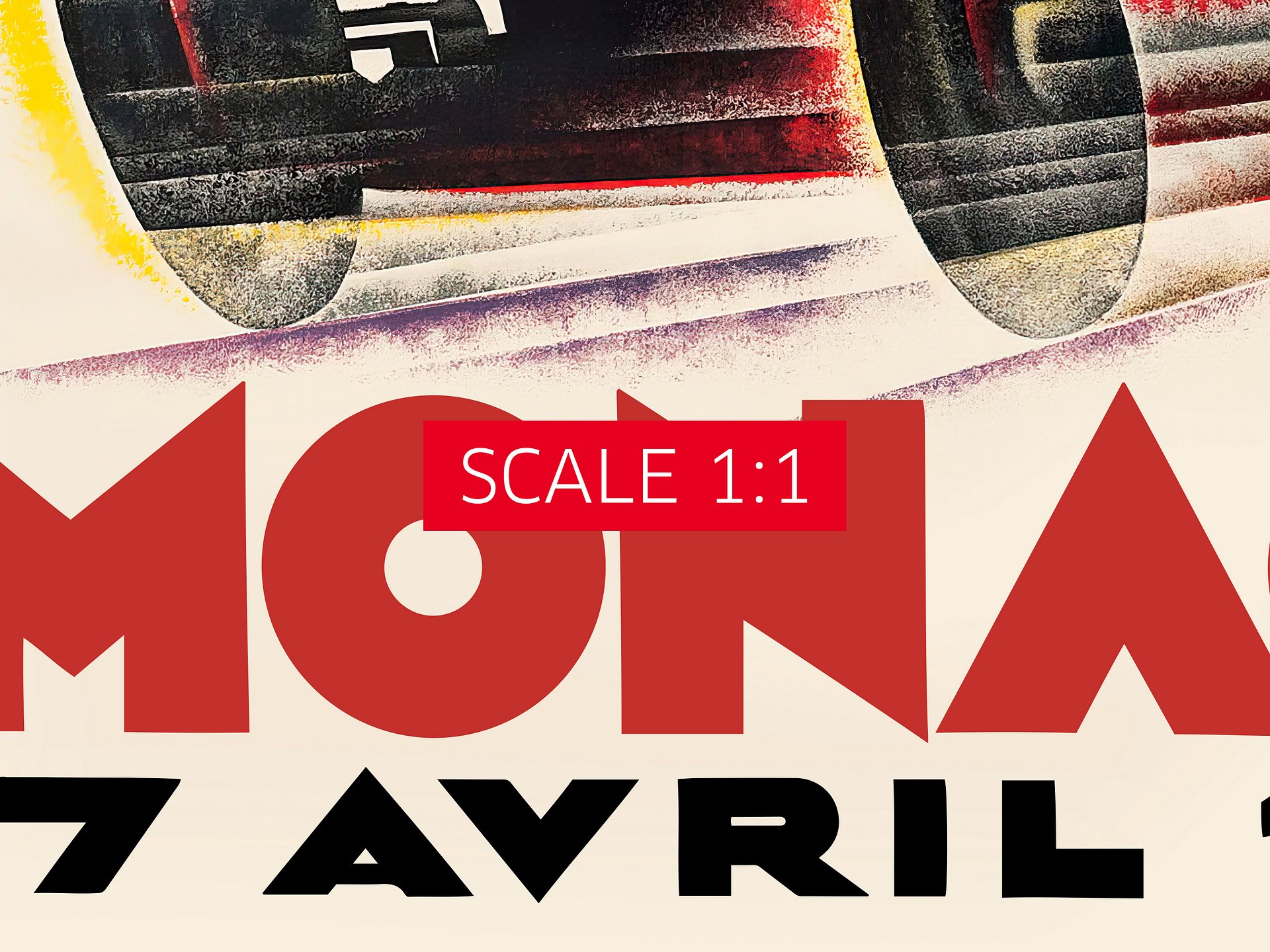 Monaco Vintage F1 Grand Prix, 1932 poster — Vintage Formula 1 poster, Monaco Grand Prix poster, retro travel poster product image (5)