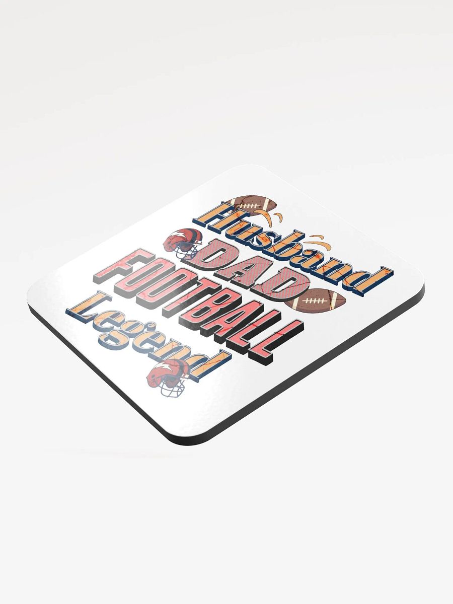 Husband Dad Football Legend Cork Coaster Set product image (3)
