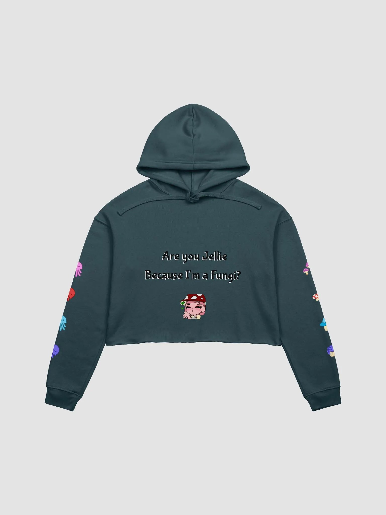 Jellie Fungi cropped Hoodie product image (5)