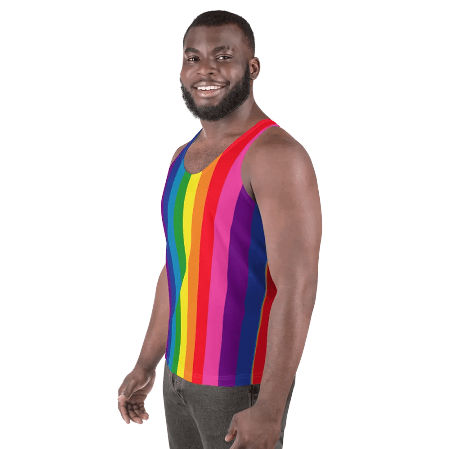 1978 Rainbow Pride Flag = 8-Color - All-Over Print Tank product image (6)