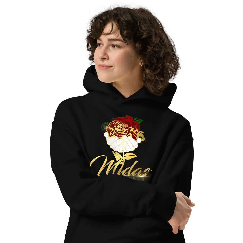 Midas Touch Rose Logo Oversized Hoodie product image (4)