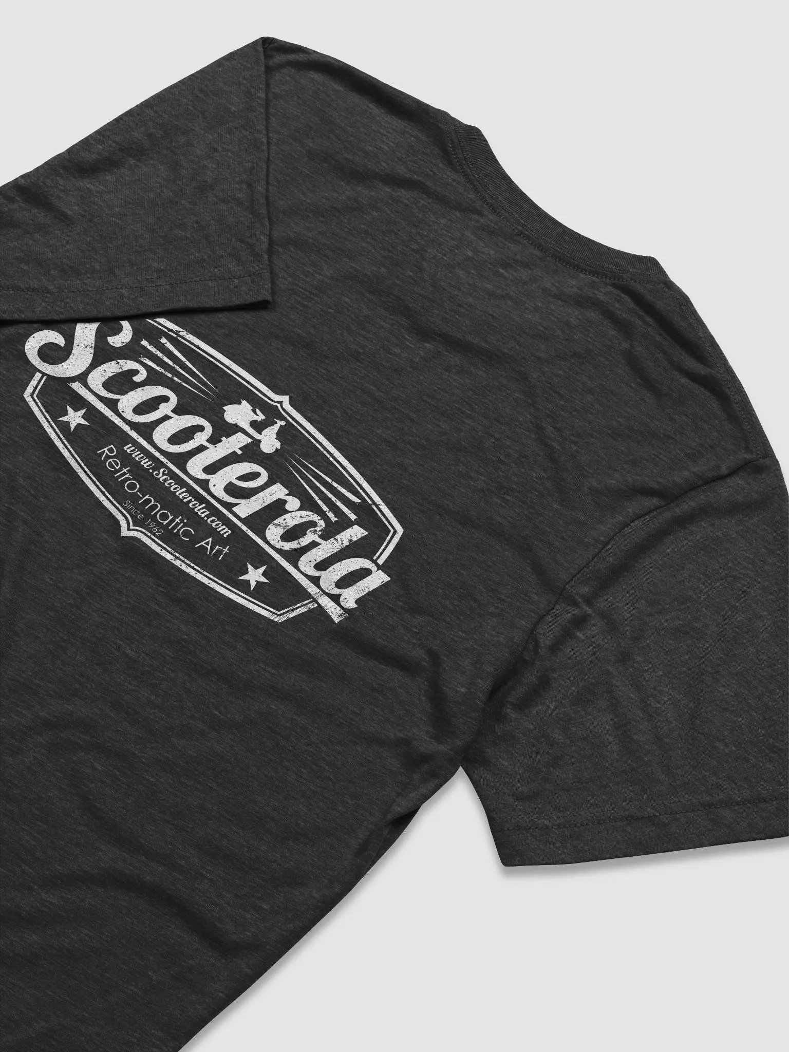 Scooterola Vintage White Shield Emblem Tee product image (3)