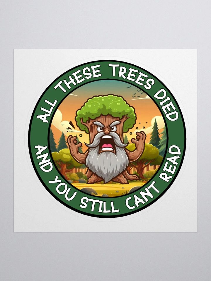 JAY - ANGRY TREE STICKER product image (2)