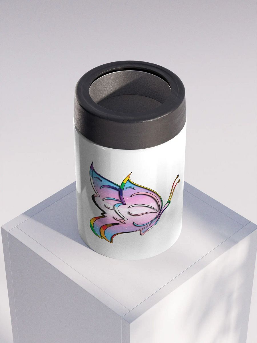 Justagirlllexi Butterfly Logo Stainless Coozie! product image (4)