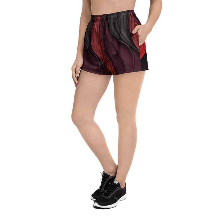 Flowing Waves Unisex Athletic Shorts product image (2)