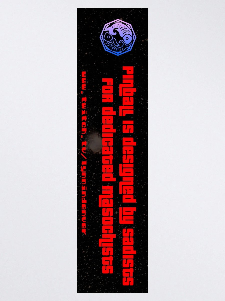 For Pinball Masochists Bumper Sticker product image (3)