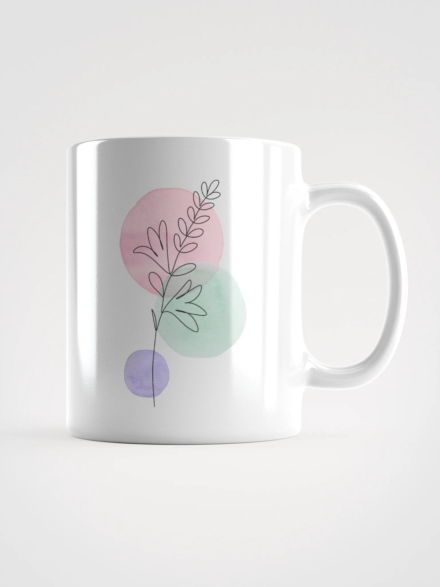 Watercolor Floral Illustration Mug product image (1)