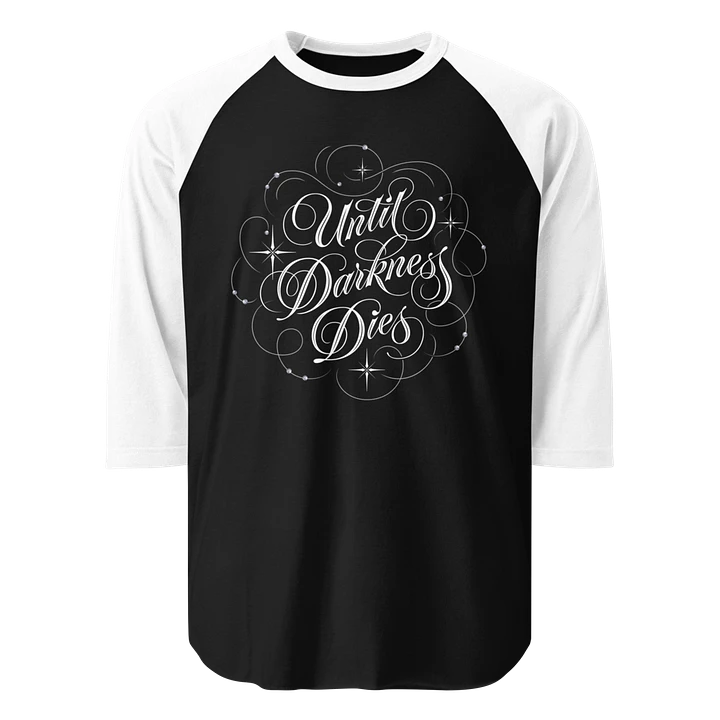 Until Darkness Dies (swirls design) Fine Jersey Raglan Tee product image (1)