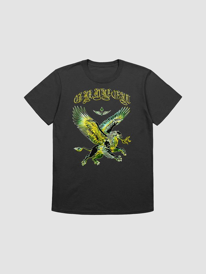 Gripen Flying Green//Griffin/Gildan 64000 Unisex Softstyle T-Shirt by Gildan Printed on demand (DTFX) by DUBOW product image (1)