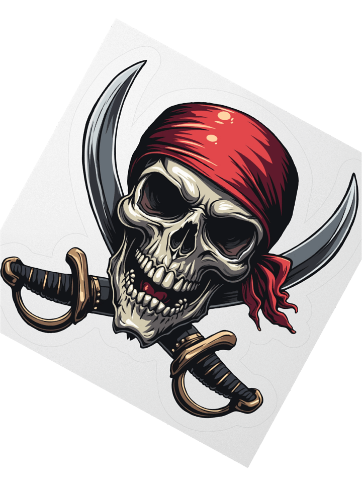 The Sea Dog Pirate Sticker product image (5)