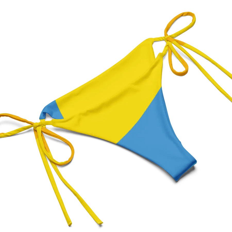 Bikini in yellow and blue with SurfStar logo product image (6)