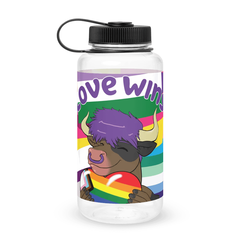 "Love Wins (Pride Flags Edition)" Water Bottle product image (1)