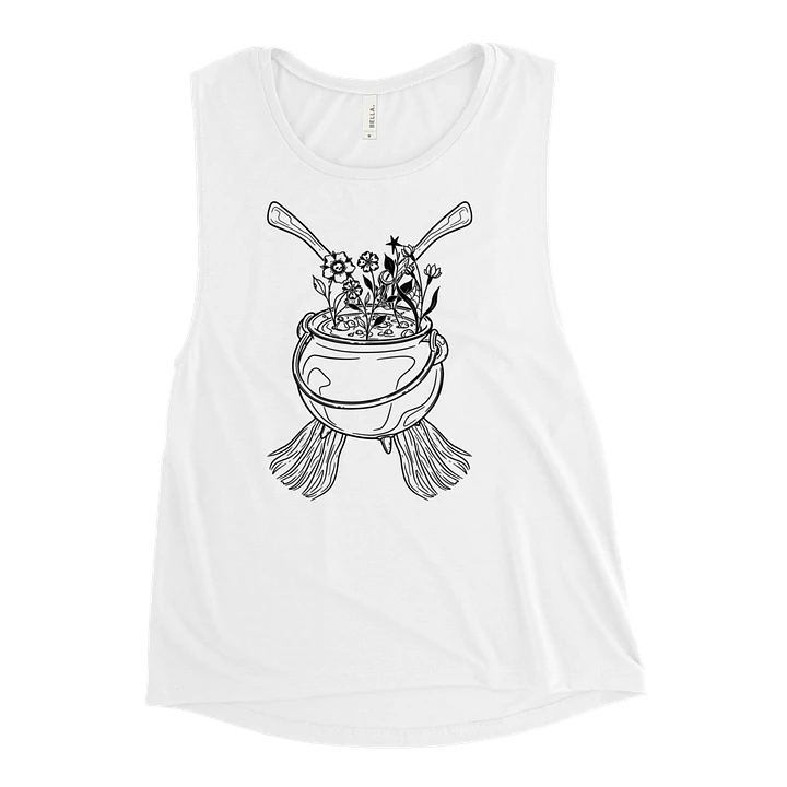 Henbane Coven Crest Bella+Canvas Women's Flowy Muscle Tank product image (46)