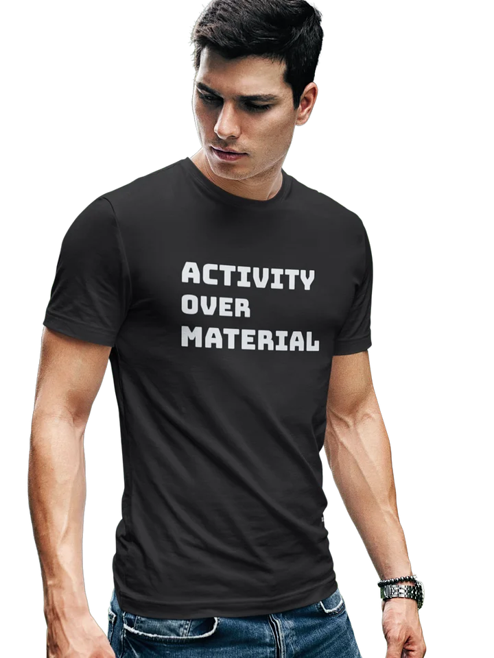 Activity Over Material Chess T-shirt product image (2)