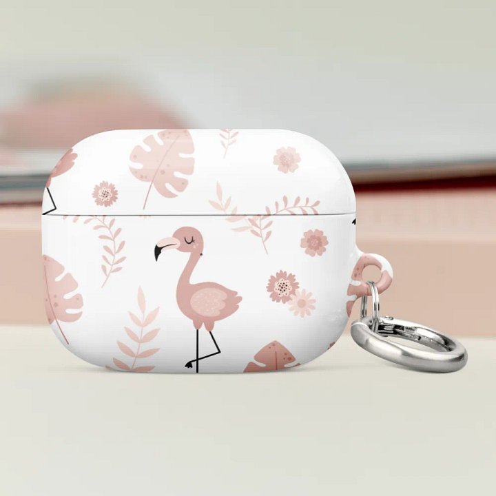 Flamingo Airpods Case by Treasure Pie product image (1)