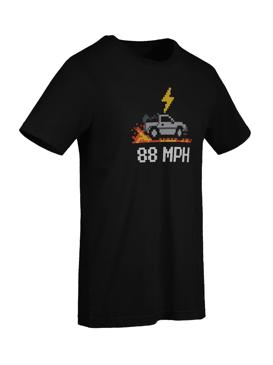 88 MPH T-Shirt – 8-Bit Back to the Future Parody Retro Gaming Tee product image (9)