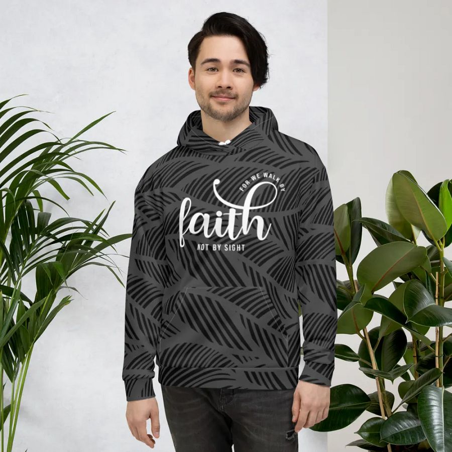 Faithful Vision All-Over Unisex Hoodie product image (8)