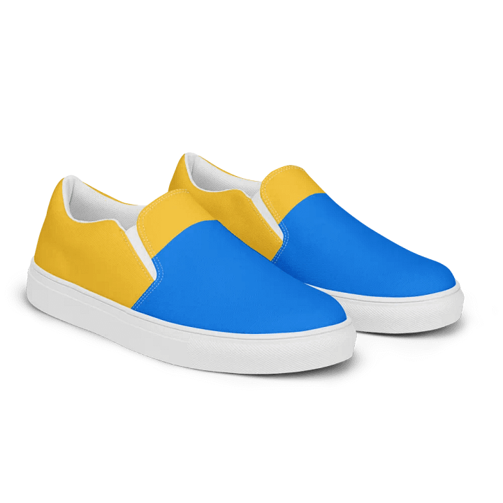 Sunshine Yellow Slip-On Canvas Shoes product image (2)