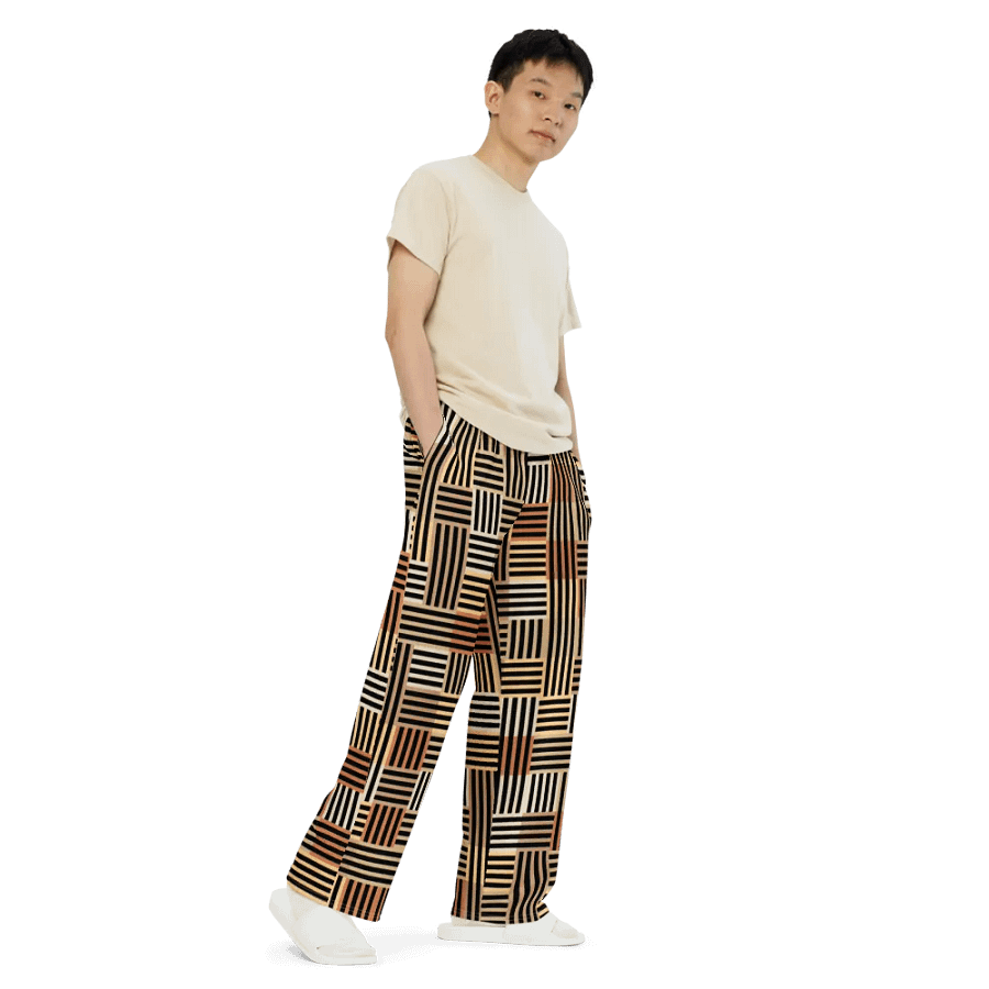 BUIII Minimalism: Warm Ember Wide-Leg Pants product image (7)