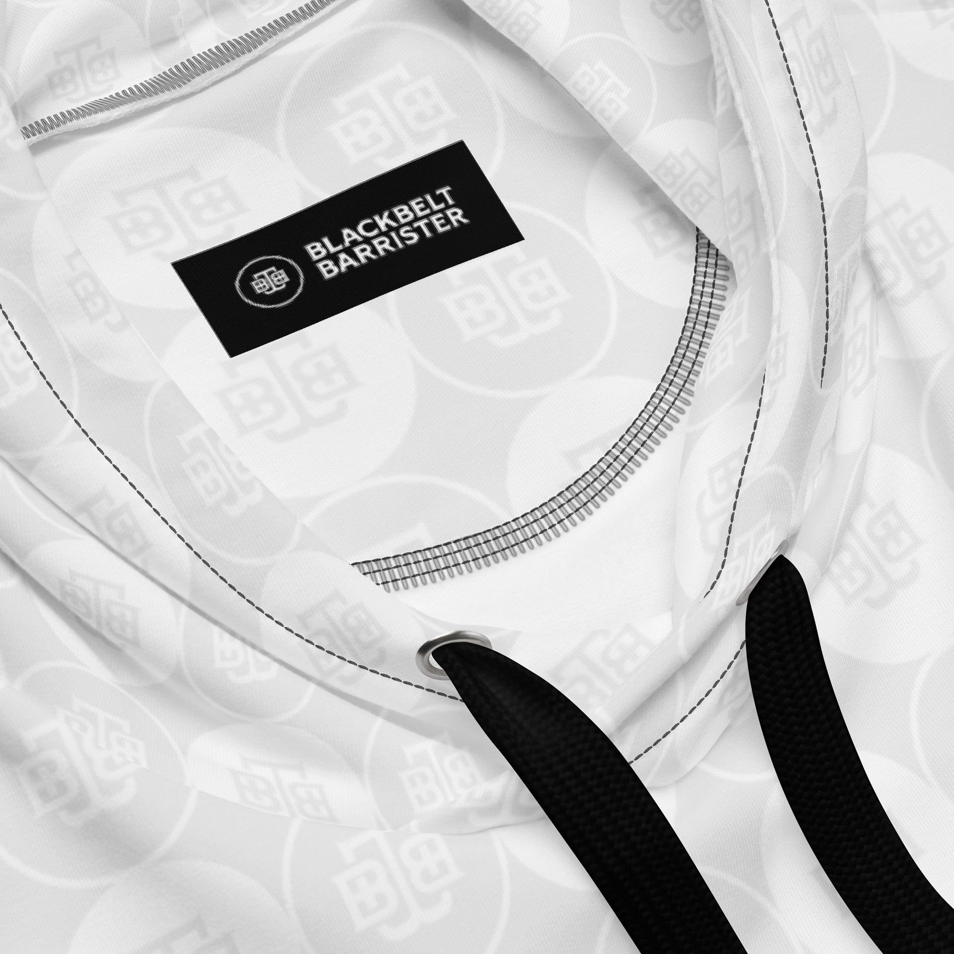 BBB All Over Print White Hoodie product image (4)