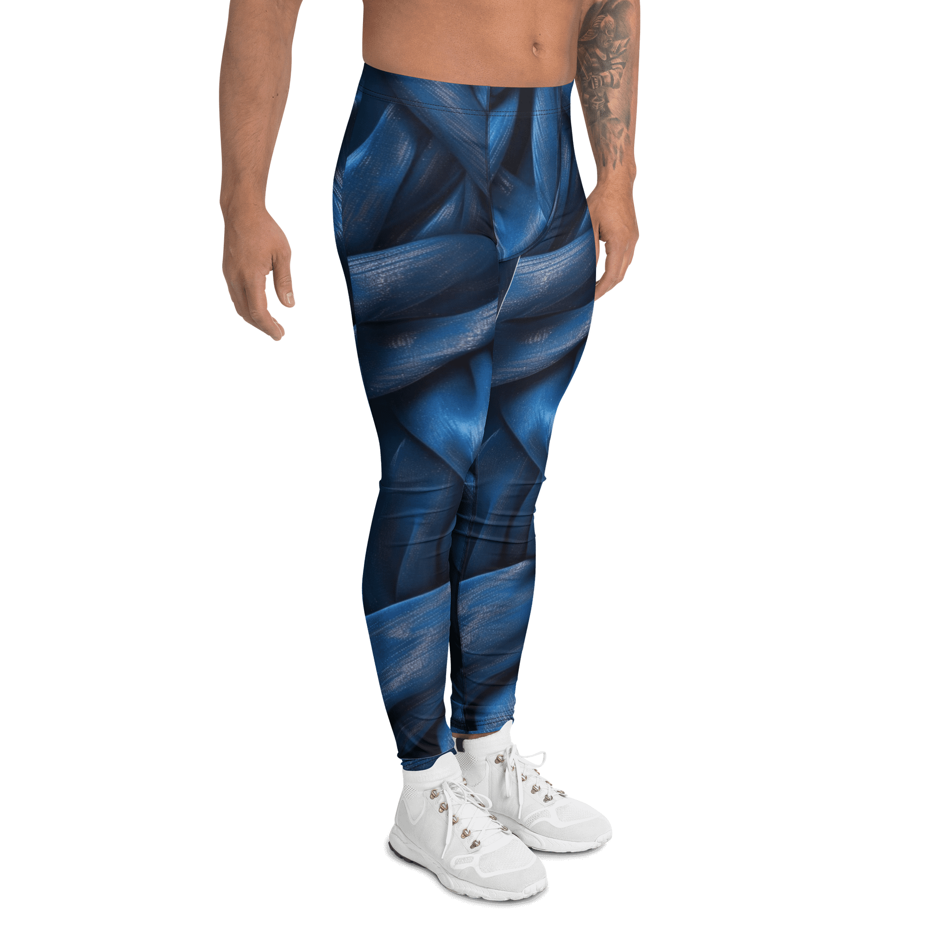 Textured Brush Stroke Art Print Men's Leggings product image (3)