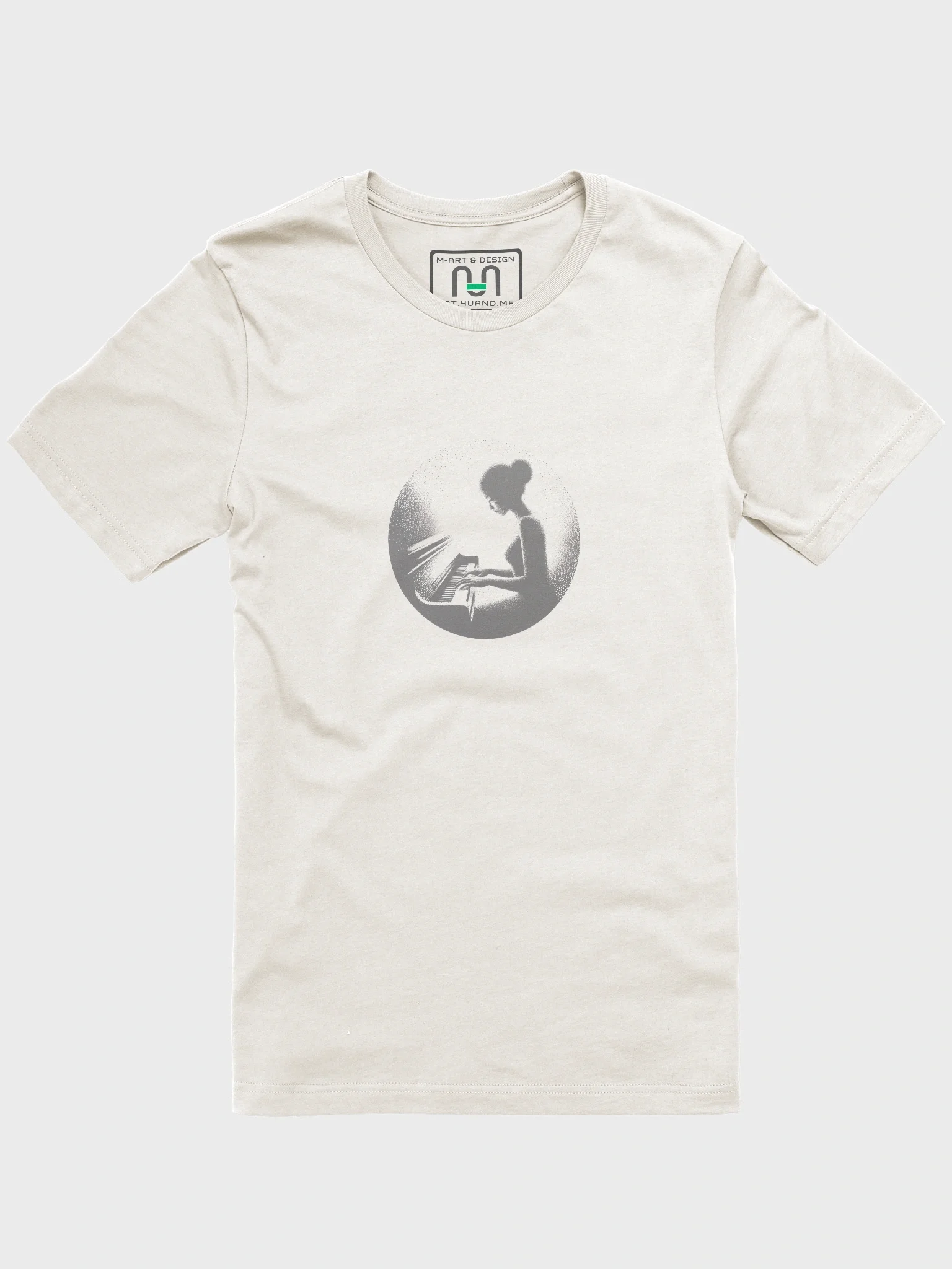 Piano Shadow Lady T-Shirt product image (1)