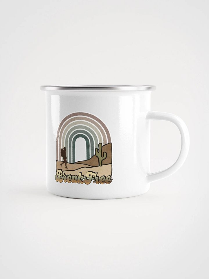 Break Free Enamel Camping Mug 2 product image (2)
