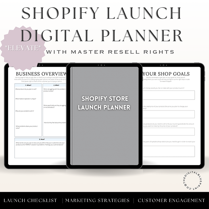 Shopify Launch Digital Planner product image (1)