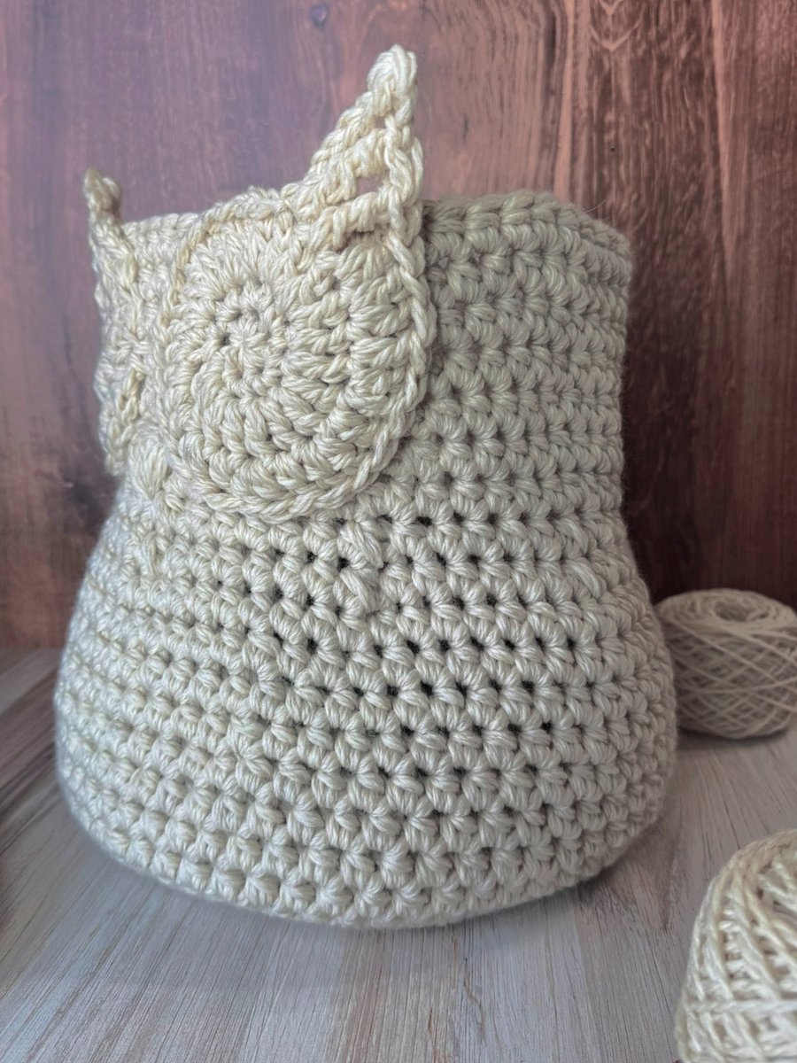 Owl Basket Crochet Basket product image (7)