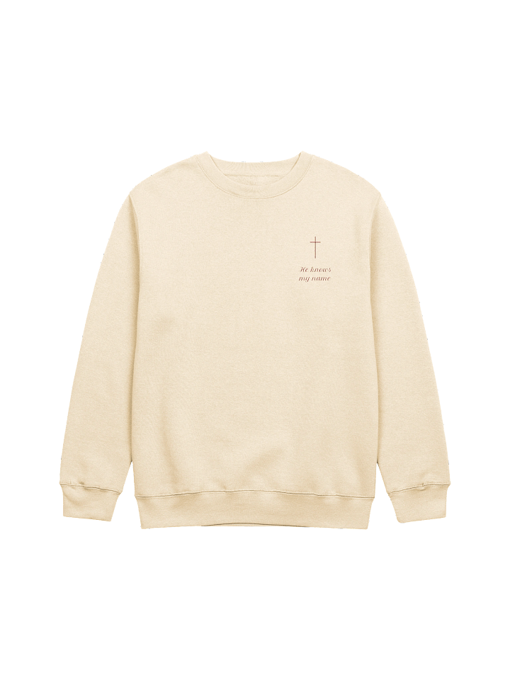 He Knows My Name Premium Crewneck Sweatshirt product image (1)