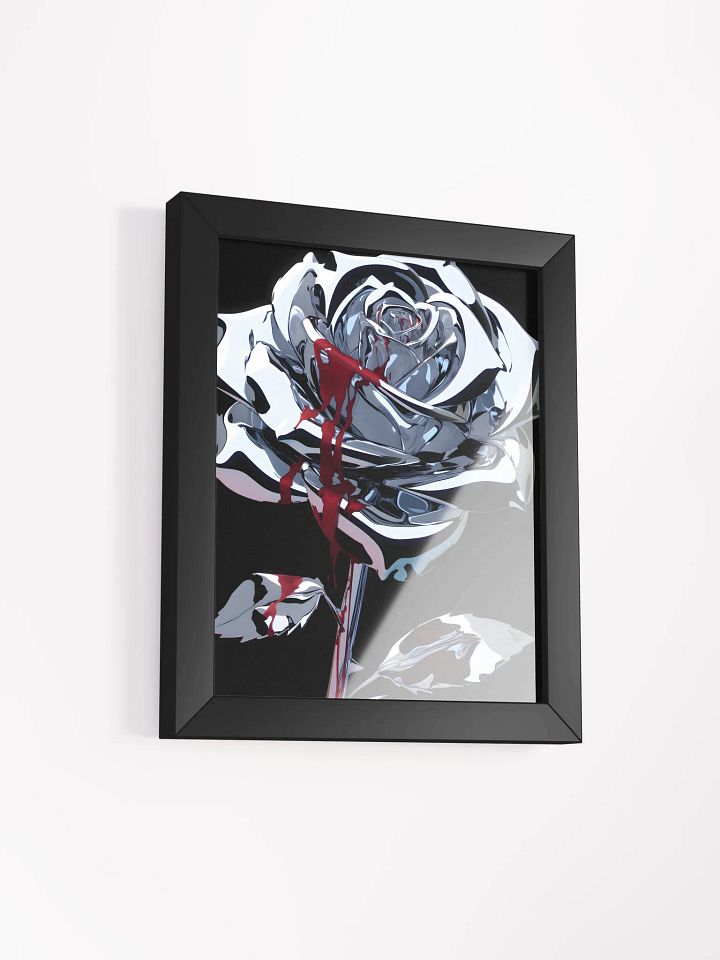 Bleeding Metallic Rose Framed Poster product image (2)